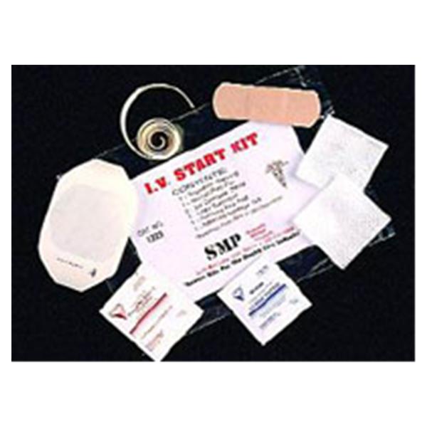 Kit IV Starter With Dressing/IV Label Latex Sterile 100/Ca